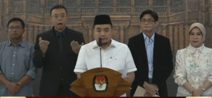 Ketua KPU Afifuddin. Foto: tangkapan layar Youtube/KPURI