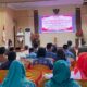 Bupati Kab. Gorontalo Utara, Thariq Modanggu saat membukan kegiatan musyawarah daerah PMI Gorut. Foto: Adrian
