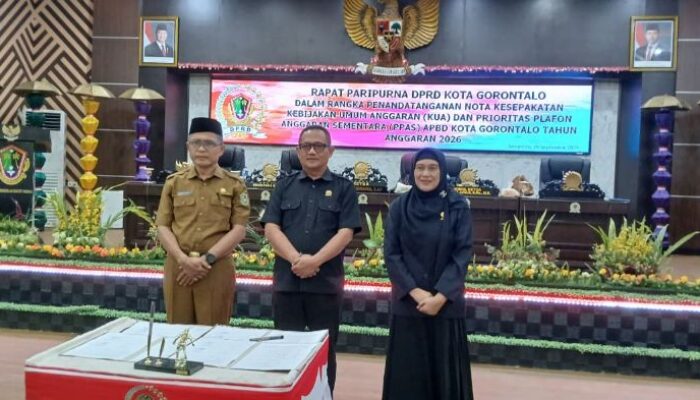 DPRD Kota Gorontalo Bahas Nota Kesepakatan KUA-PPAS 2026