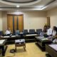 Ketua DPRD Prov. Gorontalo, Thomas Mopili didampingi dua legislator Daerah Pemilihan Bone Bolango, Femmi Udoki dan Hamzah Idrus saat menerima audiensi Aliansi Pinogu Merdeka. Foto: Istimewa/RRI