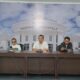 Konferensi Pers Badan Kehormatan DPRD Provinsi Gorontalo menanggapi video viral WM. Foto: Arlan/simpulindo
