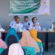 Wakil Bupati Gorut, Nurjanah Yusuf saat memberikan sambutan pada acara penyerahan bantuan dari Baznas kepada warga kwandang. Foto: Adrian