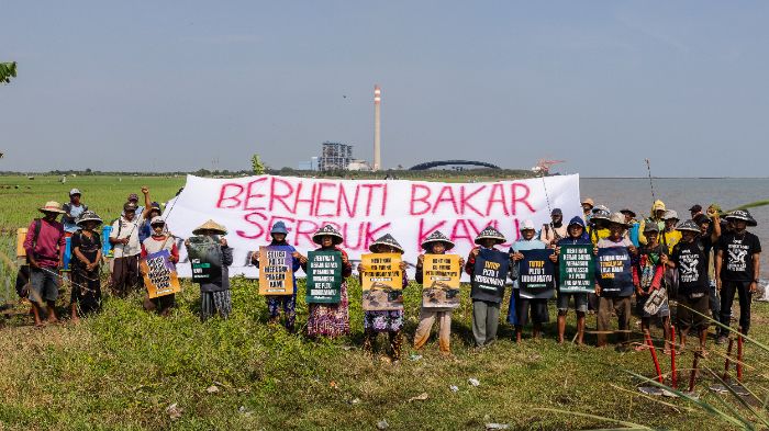 Warga Indramayu dan Sukabumi Tolak Proyek Biomassa. Foto: Dok. Trend Asia