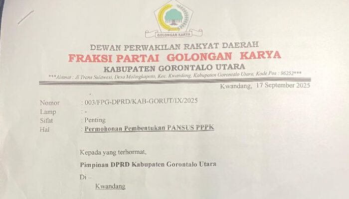 Pansus PPPK: Hanya Fraksi Golkar Yang Mengirim Surat, Fraksi Lain?