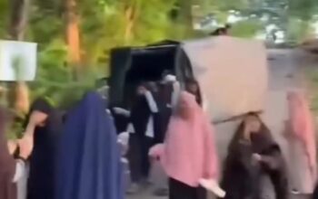 Foto: tangkapan layar video yang beredar di media sosial