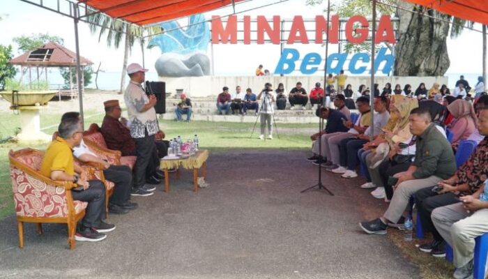 Bupati Gorontalo Utara Tinjau Persiapan Festival Mandi Safar 2026 di Pantai Minanga