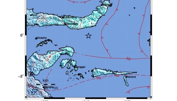 BMKG: Gempa M 6,2 di Bolsel Dipicu Deformasi Sangihe Slab
