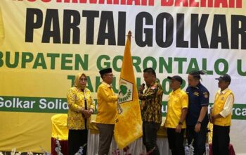 Thariq Modanggu Kembali Pimpin Golkar Gorut Lewat Aklamasi