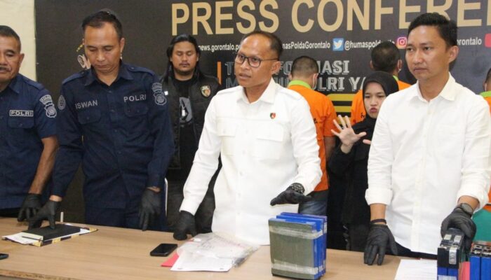Polda Gorontalo Ungkap Kasus Pencurian Baterai Tower Telekomunikasi