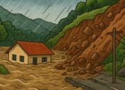 ilustrasi banjir dan longsor