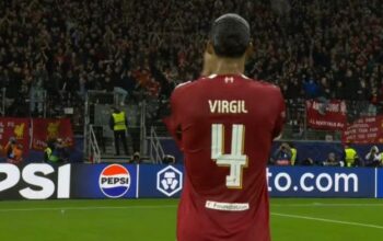 Virgil Van Dick. Foto: Tangkapan layar usai pertandingan.