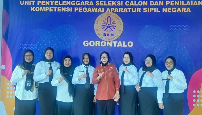 Wabup Nurjanah H. Yusuf Tinjau Langsung Ujian Kompetensi ASN Gorut