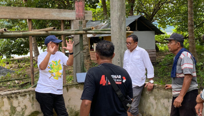 Meski Libur, Bupati Thariq Awasi Pembangunan Masjid di Pulau Dionumo