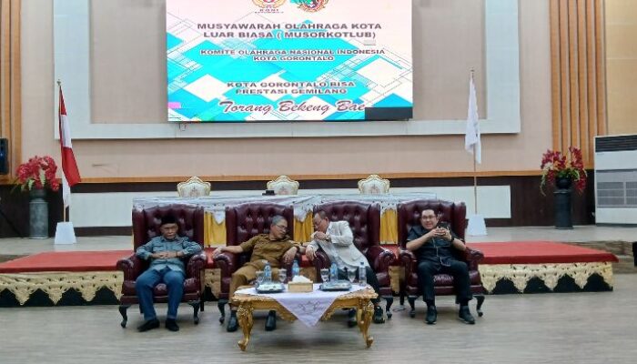 Totok Bachtiar Harap Musorkotlub KONI Gorontalo Perkuat Prestasi Olahraga