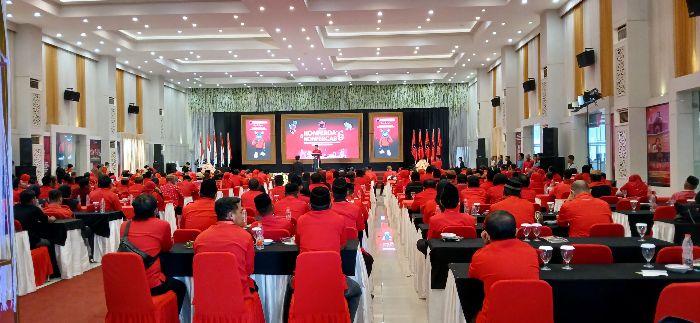 Konferensi Daerah PDI Perjuangan Provinsi Gorontalo yang Ke-6. Foto: simpulindo