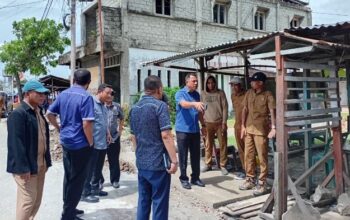 Komisi III DPRD Kota Gorontalo saat melakukan peninjauan. Foto: Istimewa