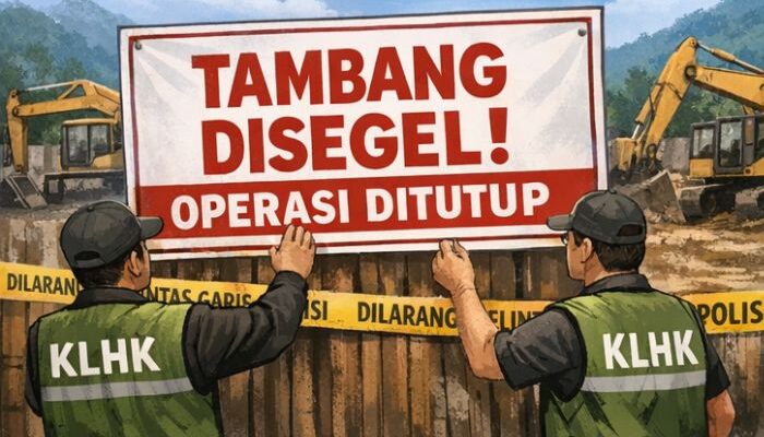 Lima Tambang di Sumatera Barat Disegel, KLH Evaluasi Total Dampak Lingkungan