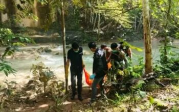 penemuan jasad perempuan di bawah Jembatan Permandian Kogawuna. Foto: Istimewa