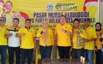 Golkar Kota Gorontalo Menyapa Warga Lewat Program Pasar Murah