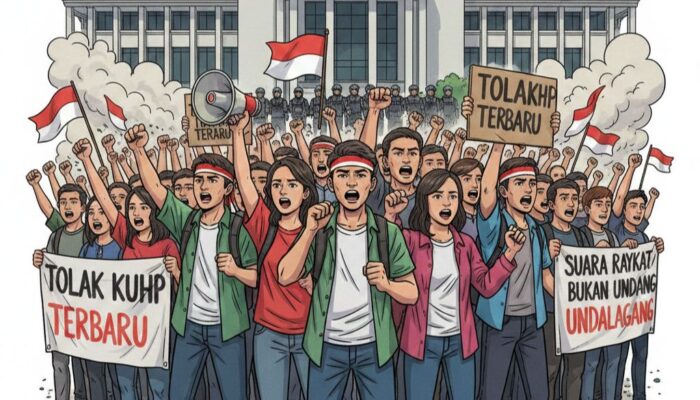 KUHP Baru Buka Pintu Pidana bagi Aksi Demonstrasi Tanpa Pemberitahuan