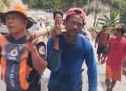 Longsor batu di Desa Olele. Foto: Istimewa