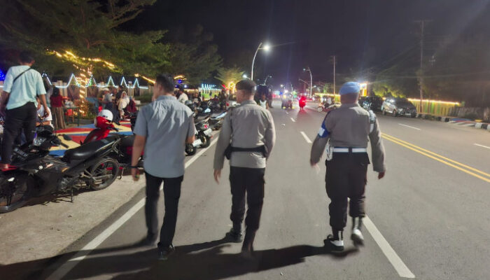 Dukung Aktivitas UMKM, Polres Gorut Jaga Kamtibmas di Ruang Publik