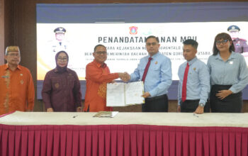 Pemkab – Kejari Gorut Teken MoU Hukum