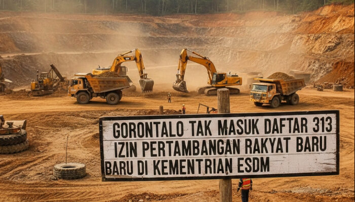 Gorontalo Tak Masuk Daftar 313 Izin Pertambangan Rakyat Baru