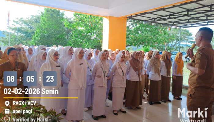 Tenaga Kontrak RSUD ZUS Ikuti Apel Perdana