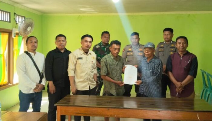 Di Mediasi Pengacara, Sengketa Lahan Di Desa Luluo Berakhir Damai