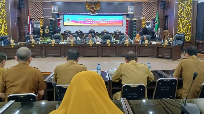 Rapat kerja komisi III DPRD Kota Gorontalo. Foto: Simpulindo