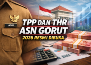 Pengajuan TPP dan THR ASN Gorut 2026 Dibuka