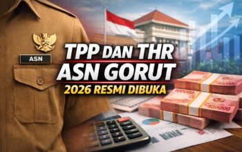 Pengajuan TPP dan THR ASN Gorut 2026 Dibuka