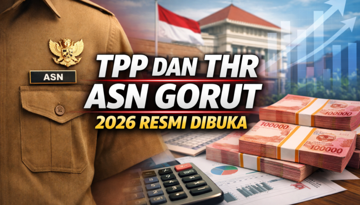 Pengajuan TPP dan THR ASN Gorut 2026 Dibuka