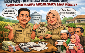Sekdes–Bendahara Limbato Akui Dana Ketahanan Pangan Dipakai Bayar Insentif