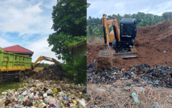 Tumpukan Sampah Selesai, Warga Diimbau Tak Buang Sampah di Area RSUD ZUS