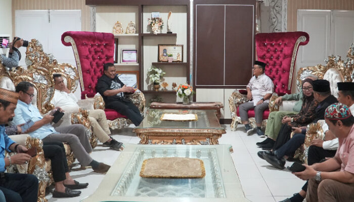 Bupati Thariq Terima Kunker Rachmat Gobel, Bahas Masa Depan Ekonomi Gorut