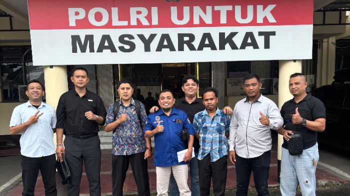 Tim OBH MEDIHAM Bersama Aliansi Pengacara Gorontalo, mendapingi Djafar Madjid. Foto: Simpulindo