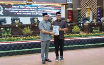 Rapat Paripurna LKPJ Wali Kota Gorontalo Tahun Anggaran 2025. Foto: Simpulindo