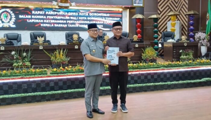 DPRD Kota Gorontalo Terima LKPJ Wali Kota 2025, Pansus Dipacu Usai Lebaran