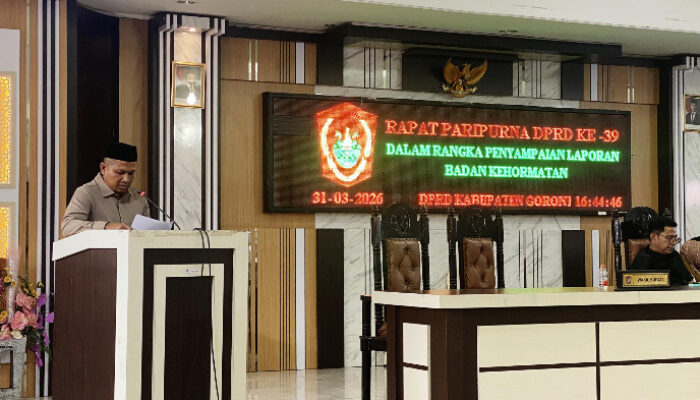 Sah! Dheninda Chaerunnisa Dari Partai NasDem Terbukti Langgar Kode Etik DPRD Gorut