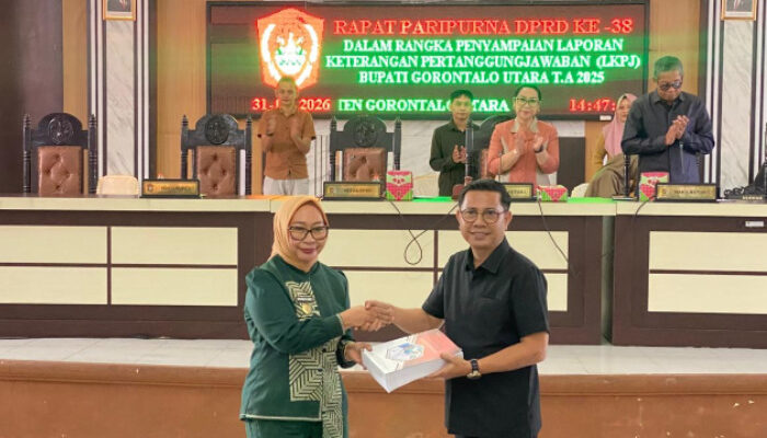 Wabup Nurjana Sampaikan LKPJ 2025 Pada Paripurna DPRD ke-38