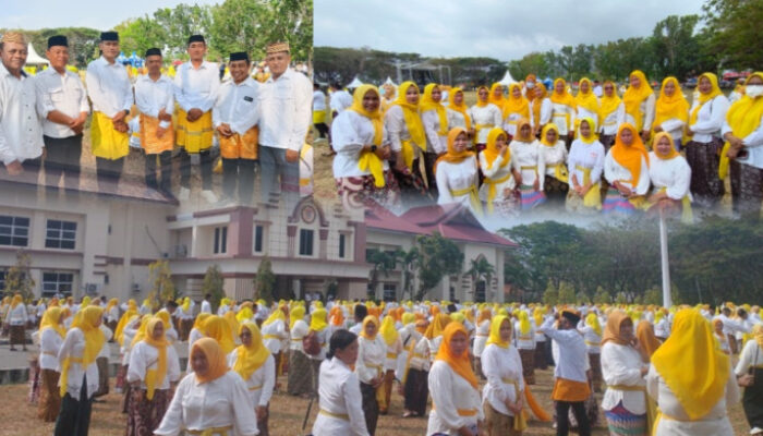 Dipimpin Camat, Dengan Semangat Budaya, Sumalata Tampil Total di Dana-Dana