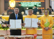 Pemkab Gorut Teken MoU Videotron di Momen HUT ke-19