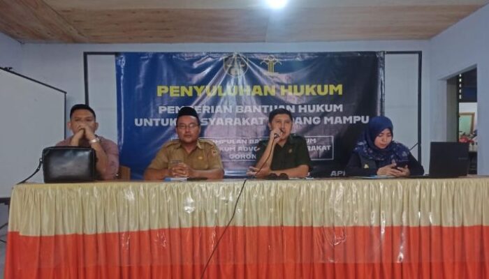 Warga Lauwonu Ikuti Penyuluhan Hukum Gratis dari LBH Mediham