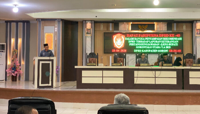 Paripurna DPRD ke-40, Bupati Gorut Siap Eksekusi Catatan Kritis LKPJ 2025