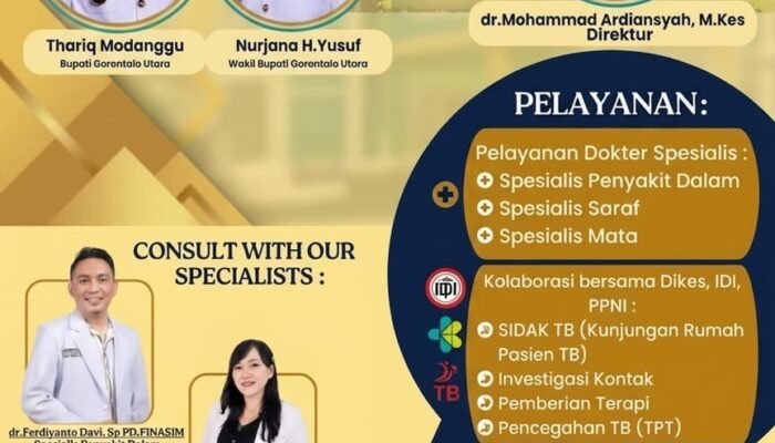 Motabi Kambungu, RSUD ZUS Hadirkan Pelayanan Spesialis untuk Masyarakat Ponelo