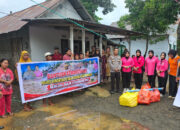 Polsek Sumalata dan Bhayangkari Salurkan Bantuan untuk Korban Banjir di Biau