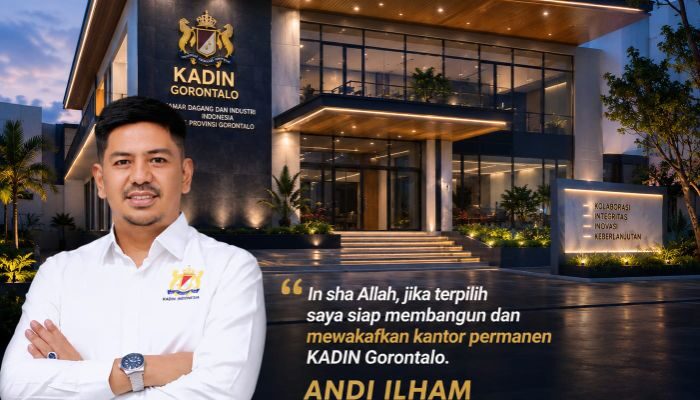 Andi Ilham Siapkan Kantor Permanen untuk KADIN Gorontalo Jika Terpilih