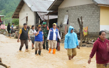 Sejak Semalam Sampai Sekarang, Penanganan Banjir Biau Terus Dipantau Langsung Bupati Thariq